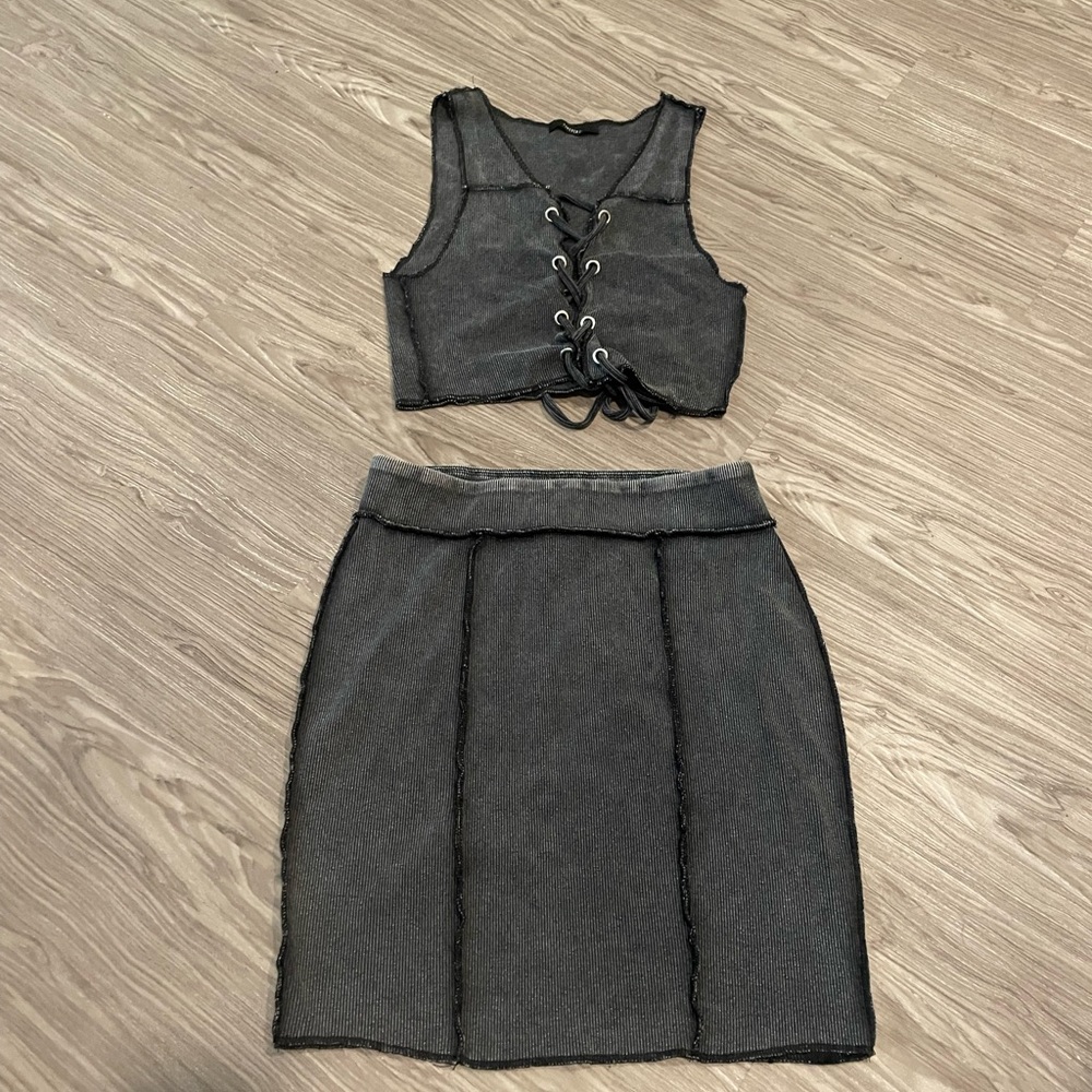 Cute grey 2 piece set